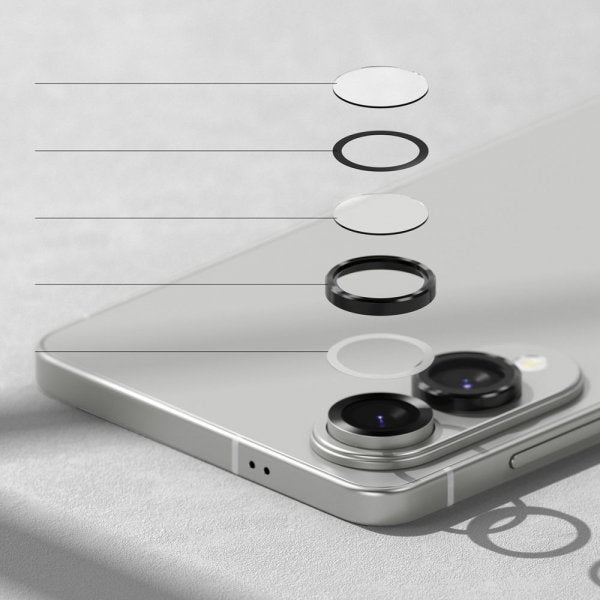Ringke Samsung Galaxy S25 Edge Kamerabeskyttelse Kameralinse Ramme 2-pak