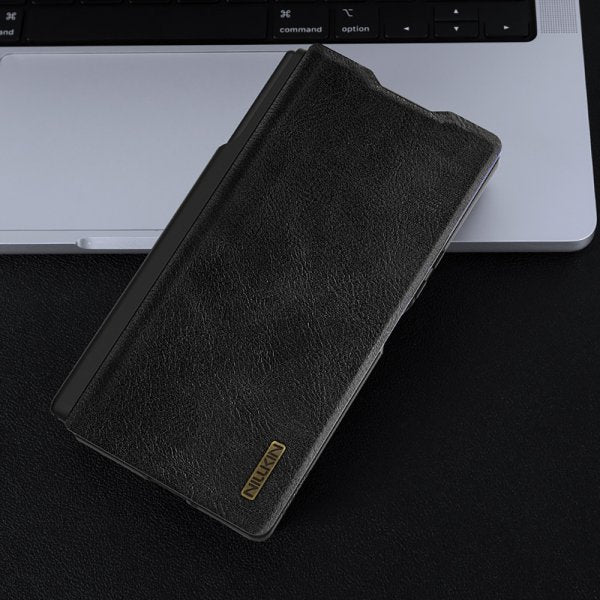 Nillkin Samsung Galaxy Z Fold 7 Cover Qin Pro Læder Sort