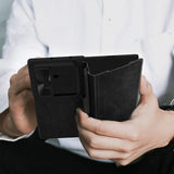 Nillkin Samsung Galaxy Z Fold 7 Cover Qin Pro Læder Sort