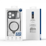 Dux Ducis iPhone 17 Pro Cover Aimo Series MagSafe Kickstand Sort