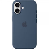 Apple Original iPhone 16 Cover Silikone Etui MagSafe Denim
