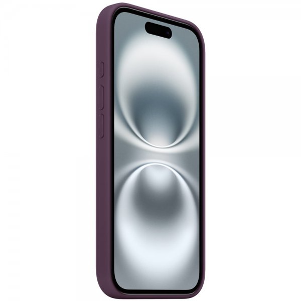 Apple Original iPhone 16 Cover Silikoneetui MagSafe Plum