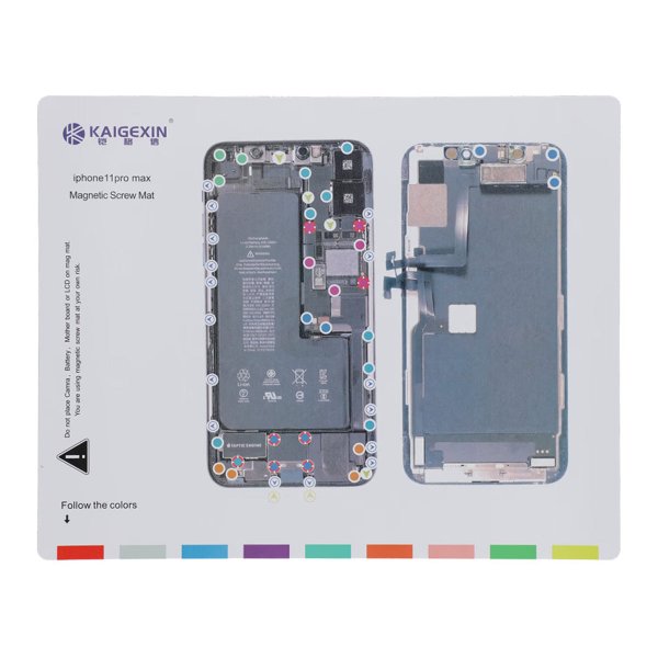 Magnetisk skruvmåtte til iPhone 11 Pro Max