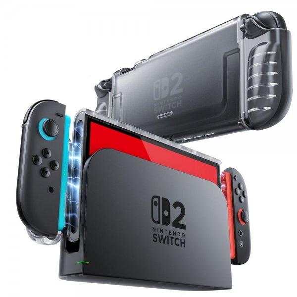 Supcase Nintendo Switch 2 Cover Crystal Transparent