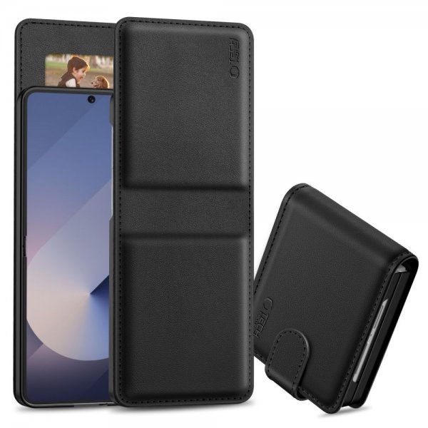 Tech-Protect Samsung Galaxy Z Flip 6/Z Flip 7 FE Etui Wallet Sort