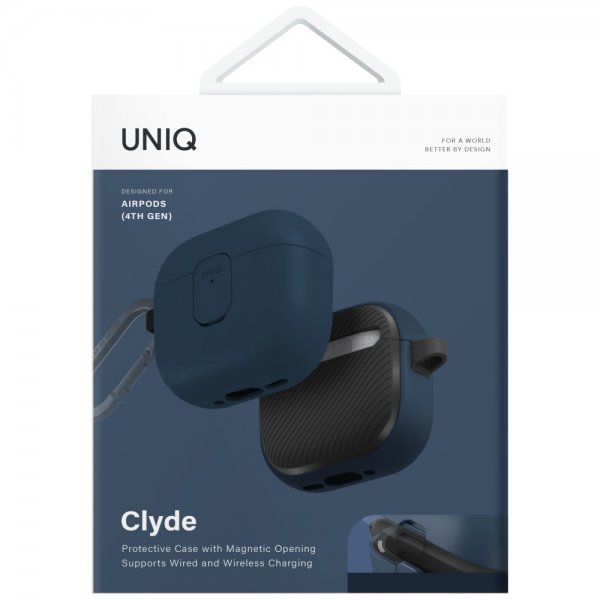 UNIQ AirPods 4 Cover Clyde Blå