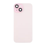 iPhone 15 Plus Bagsideglas med Magnet og Kameralinse - Rosa