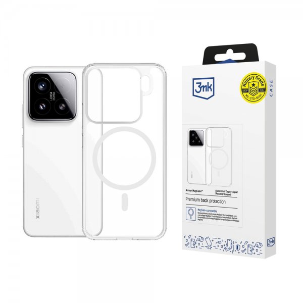 3mk Xiaomi 15 Cover Armor MagCase Transparent