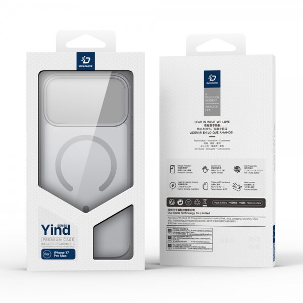 Dux Ducis iPhone 17 Pro Cover Yind Series MagSafe Grå