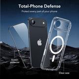 ESR iPhone Air Cover og Skærmbeskytter Classic Hybrid MagSafe Sæt Transparent