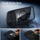 ESR iPhone Air Cover og Skærmbeskytter Klassisk Hybrid MagSafe Sæt Sort Gennemsigtig