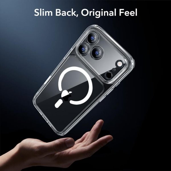 ESR iPhone 17 Pro Cover og Skærmbeskyttelse Classic Hybrid MagSafe Sæt Gennemsigtig