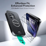 ESR iPhone 16 Pro/iPhone 17 Skærmbeskyttelse UltraFit 2-pak