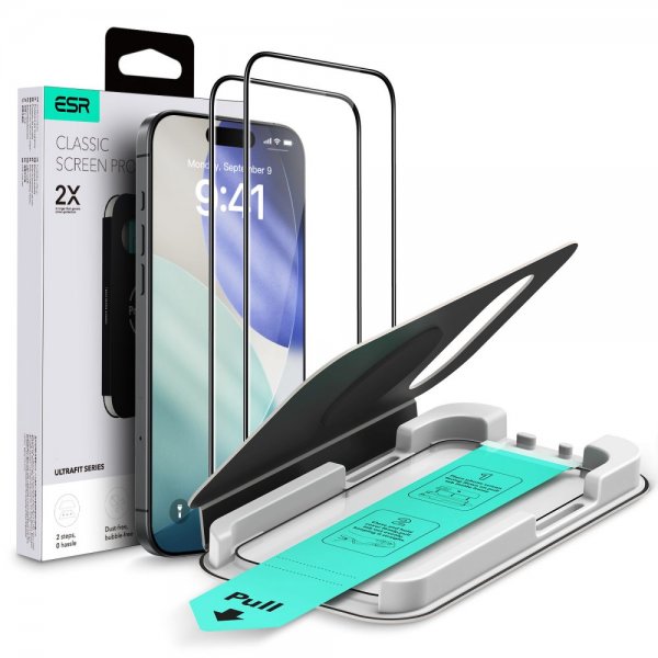 ESR iPhone Air Skærmbeskyttelse UltraFit 2-pak
