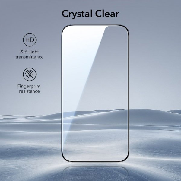 ESR iPhone 17 Pro Skærmbeskyttelse UltraFit 2-pak