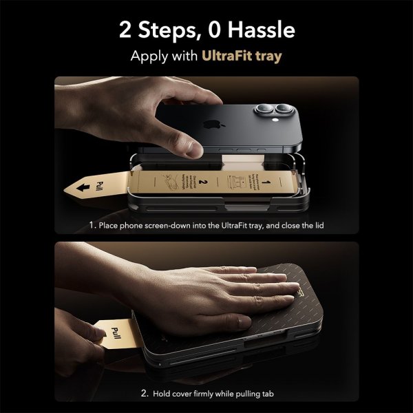 ESR iPhone 16 Pro/iPhone 17 Skærmbeskyttelse UltraFit Armorite Pro