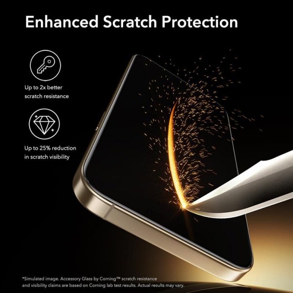ESR iPhone 17 Pro Max Skærmbeskyttelse UltraFit Armorite