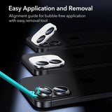 ESR iPhone 16/iPhone 16 Plus/iPhone 17 Kamerabeskyttelse Armorite Transparent