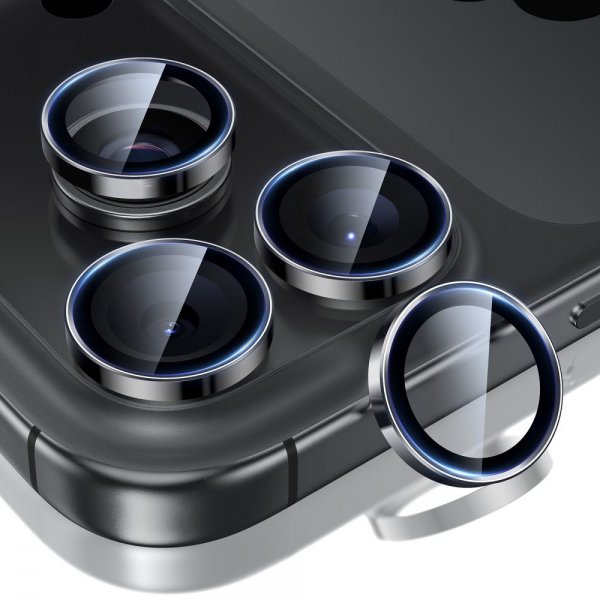 ESR iPhone 14/15/16/17 Pro & Pro Max Kamerabeskyttelse Armorite Sort