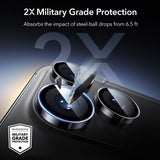 ESR iPhone 14/15/16/17 Pro & Pro Max Kamerabeskyttelse Armorite Sort