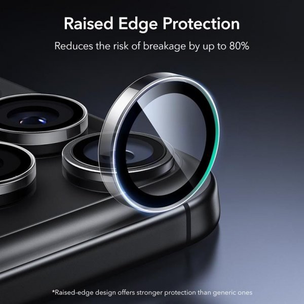 ESR iPhone 14/15/16/17 Pro & Pro Max Kamerabeskyttelse Armorite Transparent