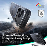 ESR iPhone 17 Pro Cover Cyber Tough Kickstand MagSafe Sort
