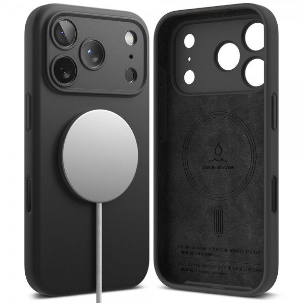 Ringke iPhone 17 Pro Max Skal Silikone Magnetic Sort