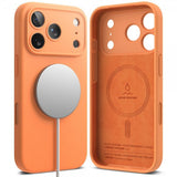 Ringke iPhone 17 Pro Max Cover Silicone Magnetic Tangerine