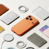 Ringke iPhone 17 Pro Cover Silikone Magnetisk Tangerine