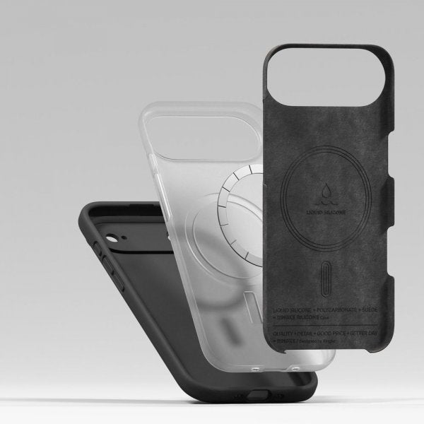 Ringke iPhone Air Cover Silikone Magnetisk Sort