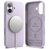 Ringke iPhone 17 Cover Silikone Magnetisk Lilla