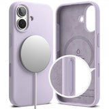 Ringke iPhone 17 Cover Silikone Magnetisk Lilla