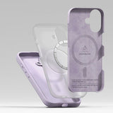 Ringke iPhone 17 Cover Silikone Magnetisk Lilla