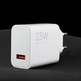 Xiaomi Original Oplader med USB-C kabel 33W Charging Combo 3A Type-A