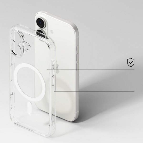 Ringke iPhone 17 Cover Fusion Magnetic Transparent