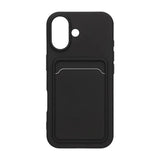 iPhone 17 Cover Kortholder Sort