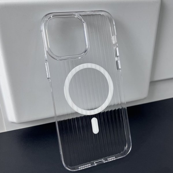 iPhone 15 Cover Riflet MagSafe Transparent