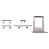 Knapper og SIM-kortholder til iPhone 16 Pro og 16 Pro Max - Naturlig Titanium