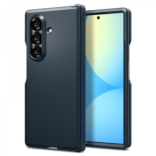Spigen Samsung Galaxy Z Fold 7 Cover Tough Armor Pro MagFit Metal Slate