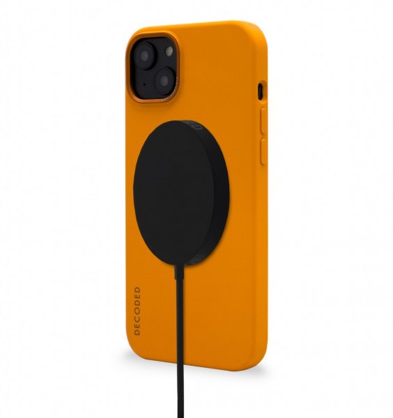 Decoded iPhone 14 Plus Skal Silicone Bagcover Apricot