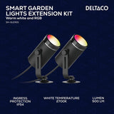Deltaco Smart Home 2 lamper Forlængelse til SH-GLK01 Hagebelysning