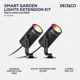 Deltaco Smart Home 2 lamper Forlængelse til SH-GLK01 Hagebelysning