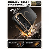 Supcase iPhone 17 Pro Cover Ares Flip MagSafe Guld