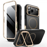 Supcase iPhone 17 Pro Max Cover Ares Flip MagSafe Guld