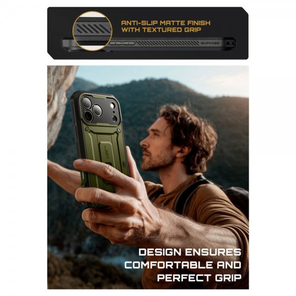 Supcase iPhone 17 Pro Max Cover UB Pro Grøn