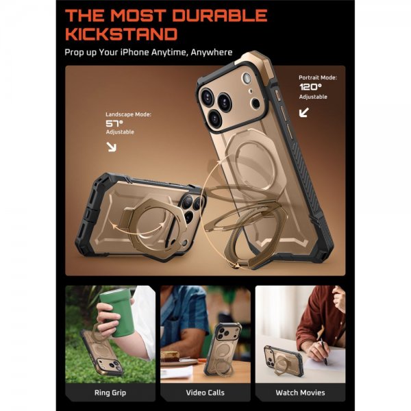 Supcase iPhone 17 Pro Max Cover UB Grip MagSafe Guld