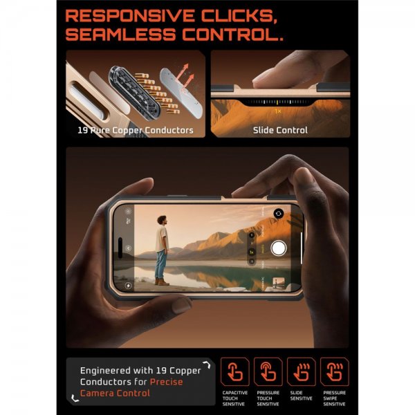 Supcase iPhone 17 Pro Max Cover UB Grip Pro MagSafe Guld