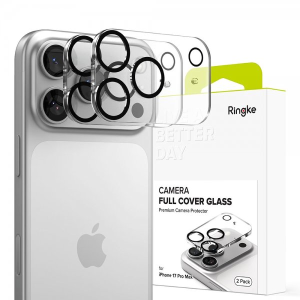 Ringke iPhone 17 Pro Max Kamerabeskytter Camera Full Cover 2-pak