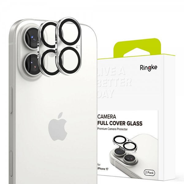 Ringke iPhone 17 Kamerabeskyttelse Kamera Fuld Dækning 2-pak
