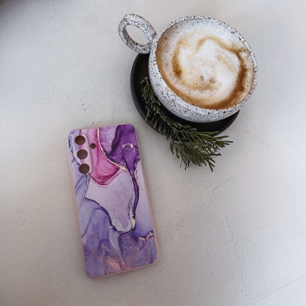 Tech-Protect Samsung Galaxy S25 FE Cover Icon Pink Marble